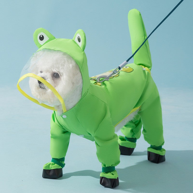 Waterproof Fully detachable coat for small dogs
